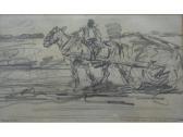 BECKER Harry Horse And Cart With Rider BECKER Harry Horse And Cart With Rider