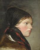 BECKER Jacob Hessisches Bauernmädchen BECKER Jacob Hessisches Bauernmädchen