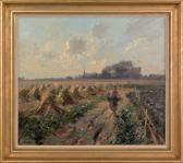 BECKER-LEBER Hans Josef Landscape With Figures BECKER-LEBER Hans Josef Landscape With Figures