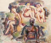 BECKER Maurice The Bathers BECKER Maurice The Bathers