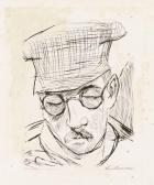 BECKMANN Max Mann Mit Ballonmütze Und Brille BECKMANN Max Mann Mit Ballonmütze Und Brille