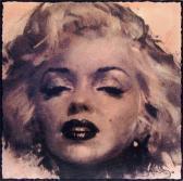 bednorz peter Portrait Von Marylin Monroe In Hellrot bednorz peter Portrait Von Marylin Monroe In Hellrot