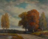 BEECHER C. H. Autumnal Landscape BEECHER C. H. Autumnal Landscape