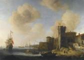 BEERSTRATEN Jan Abrahamsz. A Mediterranean Harbour BEERSTRATEN Jan Abrahamsz. A Mediterranean Harbour