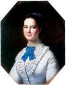BEGAS Oskar Portret Młodej Kobiety, 1870 R. BEGAS Oskar Portret Młodej Kobiety, 1870 R.