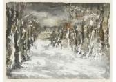 BEGUYER DE CHANCOURTOIS Rene Louis Maurice La Luxembourg Sous La Neige From Rive Gauche BEGUYER DE CHANCOURTOIS Rene Louis Maurice La Luxembourg Sous La Neige From Rive Gauche