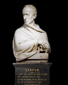William Behnes - A White Marble Bust Of Joseph Carpue