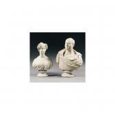BEHNES William Two Busts Of Field Marshal Lord And Lady Beresford BEHNES William Two Busts Of Field Marshal Lord And Lady Beresford