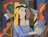 BELA Kristofy Woman With Flowers BELA Kristofy Woman With Flowers