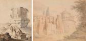 BELAU Nikolaus Bruno Capriccio Col Mausoleo Di Marcoantonio Anzio Lupo Sullo Sfondo Di Santa Costanza BELAU Nikolaus Bruno Capriccio Col Mausoleo Di Marcoantonio Anzio Lupo Sullo Sfondo Di Santa Costanza
