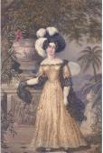BELISARIO Isaac Mendez Lady Rowe, Standing Small Full Length On A Terrace BELISARIO Isaac Mendez Lady Rowe, Standing Small Full Length On A Terrace