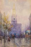 BELL-SMITH Frederic Marlett St. Mary Le Strand, London BELL-SMITH Frederic Marlett St. Mary Le Strand, London