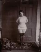 BELLOCQ Ernest James Storyville Portrait, New Orleans, Woman In Underclothes Standing On Rug BELLOCQ Ernest James Storyville Portrait, New Orleans, Woman In Underclothes Standing On Rug