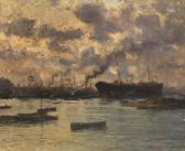 BELLONI Giorgio Veduta Di Porto BELLONI Giorgio Veduta Di Porto