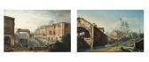 BELLOTTI Pietro Dolo, On The Brenta; And Padua Seen From The Outskirts, With The Torre D\’ezzelino And The Basilica Di Sant\’antonio BELLOTTI Pietro Dolo, On The Brenta; And Padua Seen From The Outskirts, With The Torre D\’ezzelino And The Basilica Di Sant\’antonio