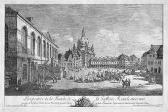 BELLOTTO Bernardo Perspective De La Facade De La Gallerie Roiale Avec Une Partie De L'eglise Nôtre Dame BELLOTTO Bernardo Perspective De La Facade De La Gallerie Roiale Avec Une Partie De L'eglise Nôtre Dame