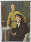 Belousov Piotr The Young Lenin With Mother Belousov Piotr The Young Lenin With Mother
