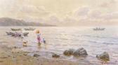 BELSKY Vladimir Mikhailovitch A Beach Scene With Figures BELSKY Vladimir Mikhailovitch A Beach Scene With Figures
