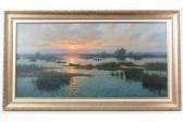BELSKY Vladimir Mikhailovitch A Marshland Lake At Sunset BELSKY Vladimir Mikhailovitch A Marshland Lake At Sunset