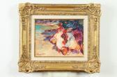BELTRÁN BOFILL JOAN Two Ladies By The Shore BELTRÁN BOFILL JOAN Two Ladies By The Shore