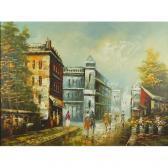 Benay Parisian Street Scene Benay Parisian Street Scene