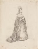 BENDEMANN Eduard Julius Fr. Mademoiselle Tudolini Als Jeanne Seymour BENDEMANN Eduard Julius Fr. Mademoiselle Tudolini Als Jeanne Seymour