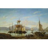 BENNETTER Johan Jacob Ships In A Harbor BENNETTER Johan Jacob Ships In A Harbor