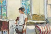 BENOIS Alexander Nikolaiev. Femme Dans Un Interieur BENOIS Alexander Nikolaiev. Femme Dans Un Interieur