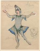 BENOIS Alexander Nikolaiev. Projet De Costume Pour Sadko, Poissons Argentés BENOIS Alexander Nikolaiev. Projet De Costume Pour Sadko, Poissons Argentés