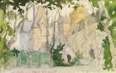 BENOIS Alexander Nikolaiev. Stage Set For Sleeping Beauty, Act Ii: Teatro Alla Scala, Milan BENOIS Alexander Nikolaiev. Stage Set For Sleeping Beauty, Act Ii: Teatro Alla Scala, Milan