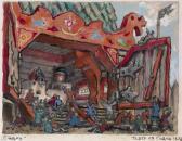 BENOIS Nikolai Alexandrov. Two Set Designs For “sadko” BENOIS Nikolai Alexandrov. Two Set Designs For “sadko”