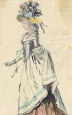 BENOIS NIKOLAI ALEXANDROVICH Costume Design No 46 BENOIS NIKOLAI ALEXANDROVICH Costume Design No 46