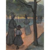 BENOIS Nikolaj Leon. A Walk In The Park, St Ouen BENOIS Nikolaj Leon. A Walk In The Park, St Ouen