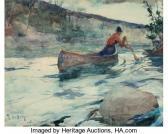 BENSON Frank Weston Down Stream BENSON Frank Weston Down Stream