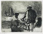 BENSON Frank Weston Moonlight BENSON Frank Weston Moonlight
