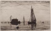 BENSON Frank Weston Salem Harbor BENSON Frank Weston Salem Harbor
