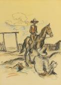 BENTON Thomas Hart Two Cowboys BENTON Thomas Hart Two Cowboys