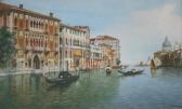 BENVENUTI Eugenio Venice: The Grand Canal; From The Lagoon, Twilight BENVENUTI Eugenio Venice: The Grand Canal; From The Lagoon, Twilight