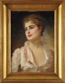 BERARD Désiré Honoré Portrait De Femme BERARD Désiré Honoré Portrait De Femme