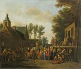 BERCKHEYDE Gerrit Adriaensz Stadtansicht Mitwanderbühne BERCKHEYDE Gerrit Adriaensz Stadtansicht Mitwanderbühne