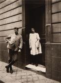 BERENICE ABBOTT & EUGENE ATGET Couple Standing BERENICE ABBOTT & EUGENE ATGET Couple Standing