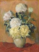 BERGANDER Rudolf Stilleben Mit Chrysanthemenstraub BERGANDER Rudolf Stilleben Mit Chrysanthemenstraub