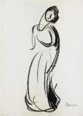 BERGER Hans Woman Standing BERGER Hans Woman Standing