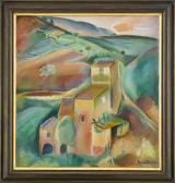 BERGH Svante Italienskt Landskap - Toscana BERGH Svante Italienskt Landskap - Toscana