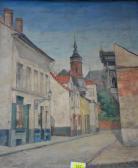 BERGHMANS J. Vue De Ville À Gand BERGHMANS J. Vue De Ville À Gand