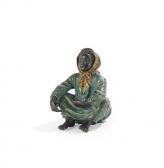 BERGMAN FRANZ Figure Of A Seated Arab Girl BERGMAN FRANZ Figure Of A Seated Arab Girl