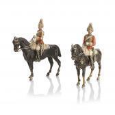 BERGMANN Franz Figures Of Mounted Lifeguards BERGMANN Franz Figures Of Mounted Lifeguards