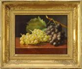 BERJON Antoine Raisin Noir Et Raisin Blanc Sur Un Entablement BERJON Antoine Raisin Noir Et Raisin Blanc Sur Un Entablement