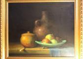 BERKERS Willie Stilleven Met Appels Op Groene Schaal BERKERS Willie Stilleven Met Appels Op Groene Schaal