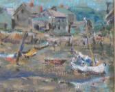BERMAN H.G. Harbor Scene BERMAN H.G. Harbor Scene